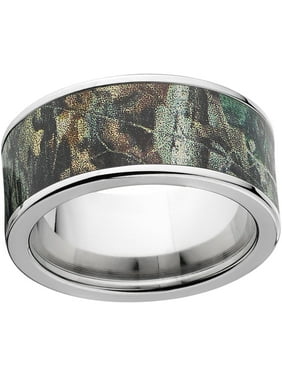 LaRaso & Co Camo Wedding Ring Stainless Steel Green Band Polished Edges Comfort Fit 7 LaRaso & Co Camo Wedding Ring Stainless Steel Green Band Polished Edges Comfort Fit 7